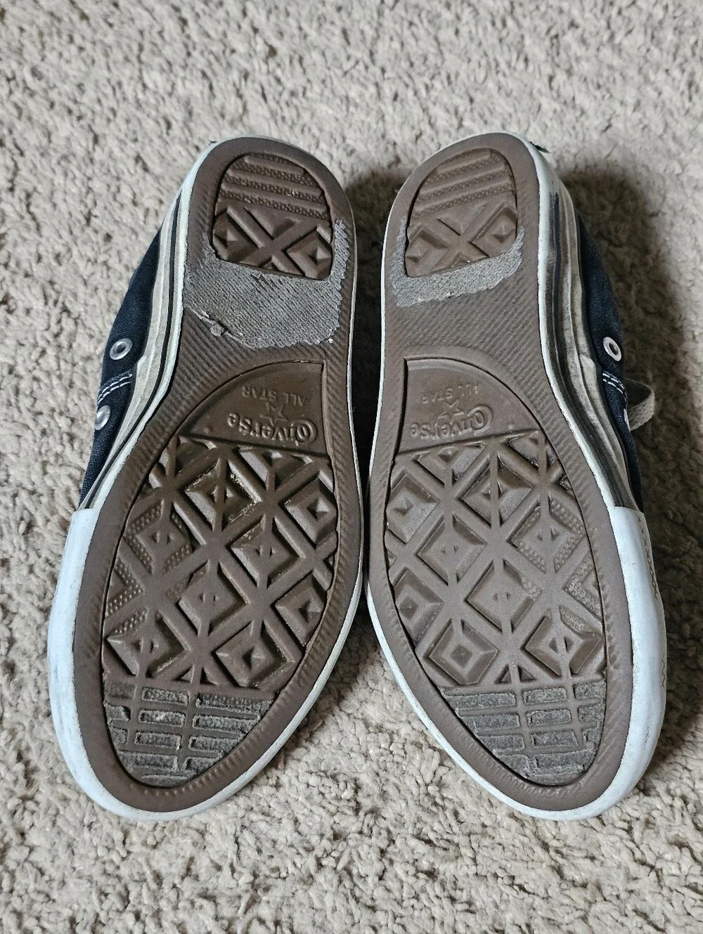 Converse All Star Kids Shoes - Size 2 - Boy's Girl's Sneakers - Black & White